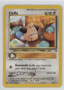 Cleffa Pokemon Neo Genesis #20 2000 - Image 1