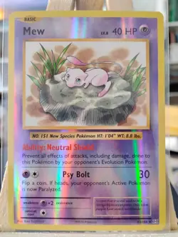 Mew 53/108 Reverse Holo XY Evolutions Rare NM/M Pokemon TCG Pack Fresh - Image 1