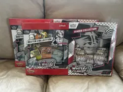 Pokemon Scarlet and Violet Black Bolt and White Flare Poster Collection 2 Pack - Image 1