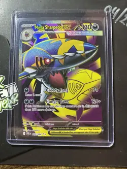 Mega Sharpedo ex Ultra Rare 113/094, Phantasmal Flames Full Art Holo Pokemon TCG - Image 3