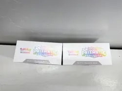 2 Pokemon TCG Prismatic Evolutions ETB Elite Trainer Boxes NEW Factory Sealed - Image 2