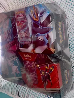 Costco 4 Tin SEALED Set Umbreon, Sylveon, Espeon, Empoleon V Striker / V Heroes - Image 5