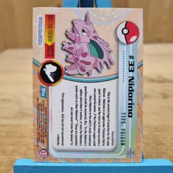 Nidorino #33 Topps Series 1 Blue Back Card Non Holo - Image 2
