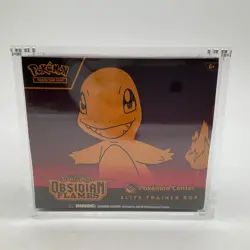 Pokemon Center Obsidian Flames Elite Trainer Box SEALED PC ETB w/Acrylic - Image 1