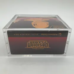 Pokemon Center Obsidian Flames Elite Trainer Box SEALED PC ETB w/Acrylic - Image 4