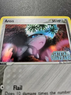 Pokemon EX Crystal Guardians Aron Stamped Reverse Holo 44/100 NEAR MINT - Image 2