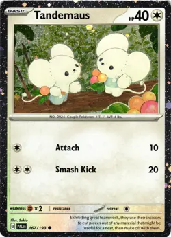 Pokemon TCG Tandemaus Promos 167/193 Holo Promo Cosmos Holo Rare Promo NM - Image 1