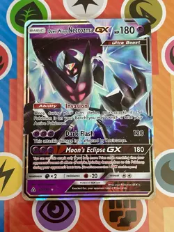 Pokemon TCG Dawn Wings Necrozma GX and Dusk Mane Necrozma GX + Hoopa GX 96/181 - Image 2