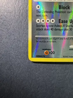 Pokemon TCG Snorlax 37/130 Diamond & Pearl Reverse Holo - Image 3