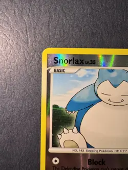 Pokemon TCG Snorlax 37/130 Diamond & Pearl Reverse Holo - Image 4