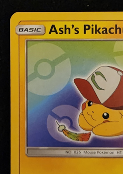2017 Pokemon Black Star Promo Ash’s Pikachu #SM108 EX-NM - Image 2