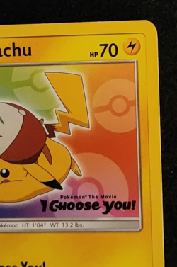 2017 Pokemon Black Star Promo Ash’s Pikachu #SM108 EX-NM - Image 3