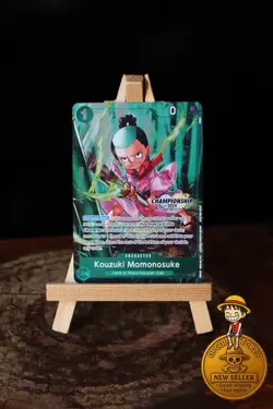 Kouzuki Momonosuke OP01-041 PROMO HOLO Black Championship One Piece English NM - Image 1