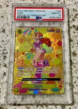 One Piece OP08-106 Emperors in the New World - Nami (SP Alternate Art) PSA 10 - Image 1