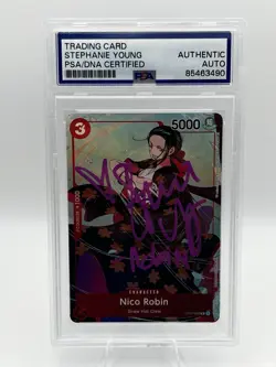 One Piece Promo Foil Stephanie Young Nico Robin ST01-008 Alt Art Signed - Image 1