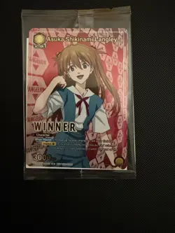 Asuka Langley (Winner) C Foil Evangelion Union Arena Promo Card EVA-1-010 Sealed - Image 1