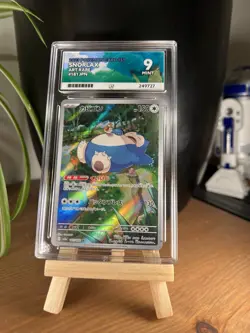 Snorlax 181/165 Pokemon 151 Japanese SV2a - Ace Label - Ace Graded 9 - Image 1