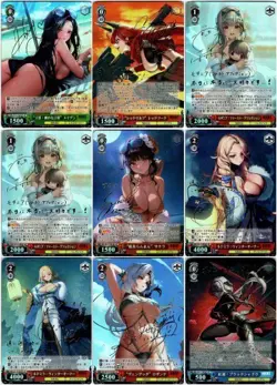 Goddess Story, Weiss Schwarz Nikke, Holo Custom Art Stamped Cards Collection - Image 4