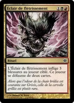 MTG Magic ALA - Blightning/Eclair de fletrissement, French/VF - Image 1