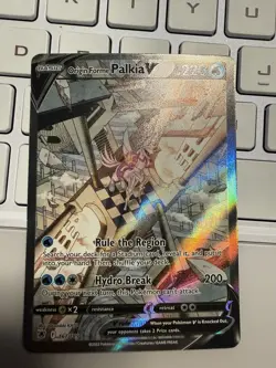 Pokemon Origin Forme Palkia V Ultra Rare Holo 220 HP 167/189 Astral Radiance Ca… - Image 1