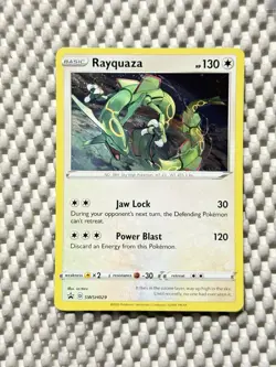 Rayquaza Swsh029 Holo Black Star Promo Pokemon SWSH Promo English Near Mint #77 - Image 1