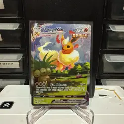 Pokemon TCG Flareon VMAX SWSH180 NM - Image 1