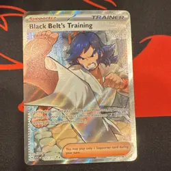 Pokemon Black Belt's Training Full Art Holo ASC Secret Rare 255/217 - Image 1