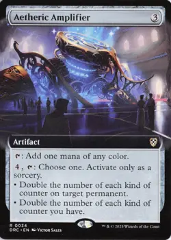 Aetheric Amplifier (Extended Art), #34, Commander: Aetherdrift, R - NM - Image 1