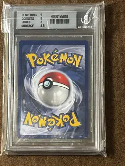Mew Movie Promo BGS Near Mint+ 8.5 (No. 8) 1999 Pokemon League - Image 2