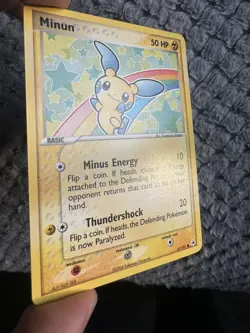 Pokemon Minun Hidden Legends 67/101 Basic 50 HP Common 2004 English NEAR MINT - Image 2