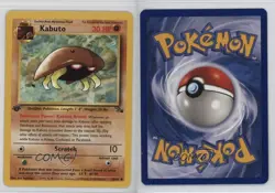 Kabuto 1st Ed. Pokemon Fossil #50 1999 - Image 3