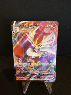 2020 Pokemon-Cinderace 036/192-Rebel Clash-Holo - Image 1