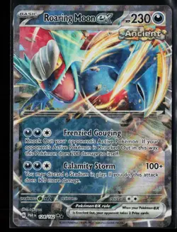 Roaring Moon ex 124/182 Double Rare Paradox Rift Pokemon NM - Image 1