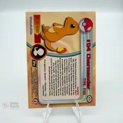 Pokemon Charmander Topps Series 1 MP foil - Image 2
