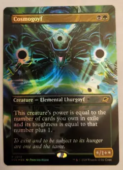 Cosmogoyf EoE Rare Borderless Foil #313 NM+ - Image 1