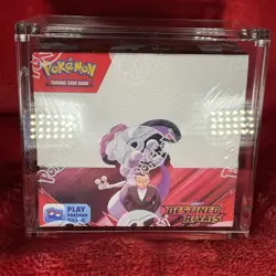 Pokemon TCG Destined Rivals Booster Box Factory Sealed With mag Case BEAUTIFUL ! - Image 2