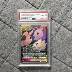 Pokemon Togepi & Cleffa & Igglybuff GX 143/236 Sm-Cosmic Eclipse Holo PSA 10 - Image 1