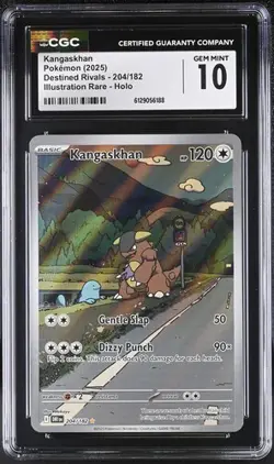 Kangaskhan *CGC 10* Illustration Rare *Destined Rivals* #204 * Pokemon - Image 1