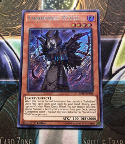 *** CONDEMNED WITCH *** SECRET RARE 1ST EDITION SOFU-EN028 MINT/NM YUGIOH! - Image 1