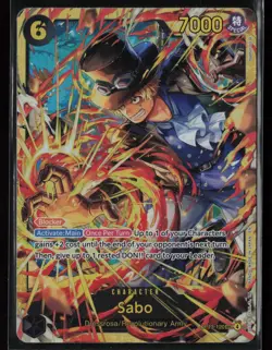 Sabo (120) OP13-120 One Piece Carrying On His Will Secret Rare Near Mint - Image 1
