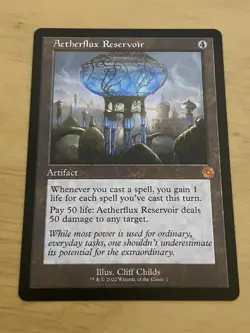 Aetherflux Reservoir [The Brothers' War Retro Artifacts] MTG NM English - Image 1