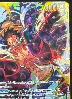 MONKEY D. LUFFY OP10-118 NM SEC ROYAL BLOOD ONE PIECE 2025 - Image 3