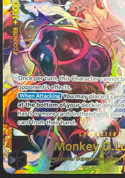 MONKEY D. LUFFY OP10-118 NM SEC ROYAL BLOOD ONE PIECE 2025 - Image 5