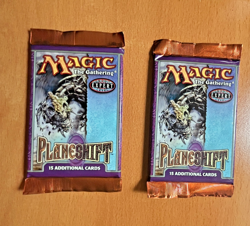 Magic the Gathering MTG Planeshift 2X FACTORY SEALED BOOSTER PACKS - Image 1