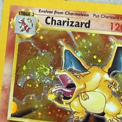 Pokemon Charizard Base Set 2 Holo /w Swirl 004/130 Vintage - DMG (Damaged) - Image 1