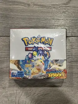 Pokemon TCG Surging Sparks Booster Box 36 Packs New & Factory Sealed (Damaged) - Image 1