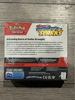 Pokemon TCG Surging Sparks Booster Box 36 Packs New & Factory Sealed (Damaged) - Image 2