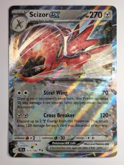 Scizor ex - 111/162 - Pokemon Temporal Forces Ultra Rare Card NM - Image 1