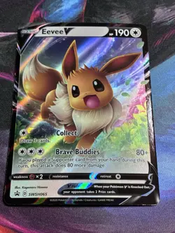 Eevee V SWSH065 SWSH: Sword & Shield Promo Pokemon Card - Image 1