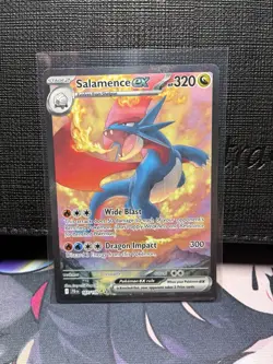 Pokemon TCG Salamence EX 187/159 Journey Together Card - Image 1